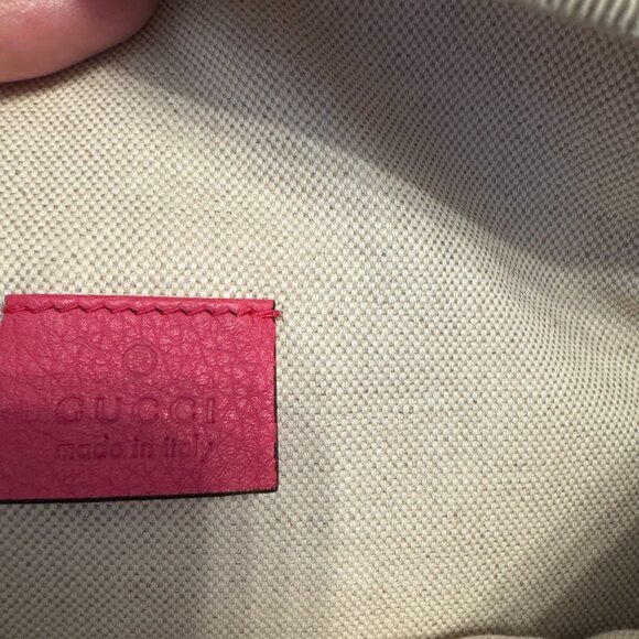 Gucci Large Belt Bag Fanny Pack Hot Pink - Picture 7 of 8